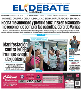 Cover of El Debate de Culiacan