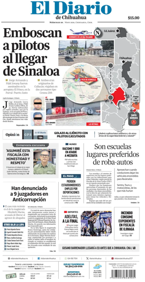 Cover of El Diario de Chihuahua