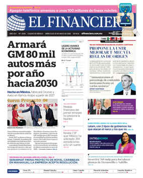 Cover of El Financiero