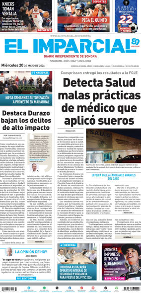 Cover of El Imparcial