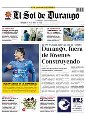 Cover of El Sol de Durango