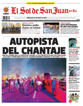 Cover of El Sol de San Juan del Rio