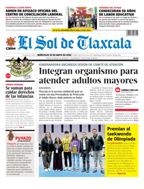 Cover of El Sol de Tlaxcala