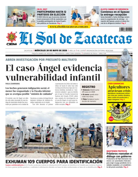 Cover of El Sol de Zacatecas