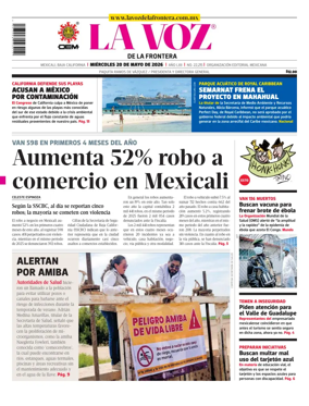 Cover of La Voz de la Frontera