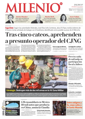 Cover of Milenio Jalisco