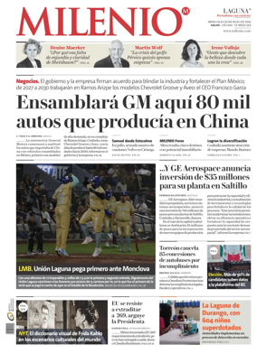 Cover of Milenio Laguna