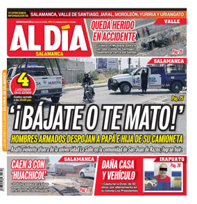 Cover of Periodico Al Dia (Salamanca)