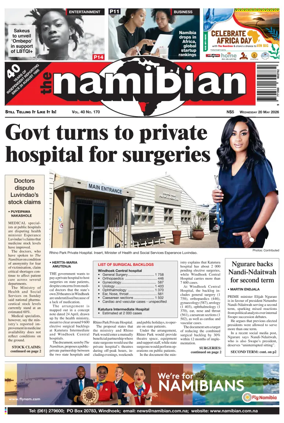 Cover of The Namibian