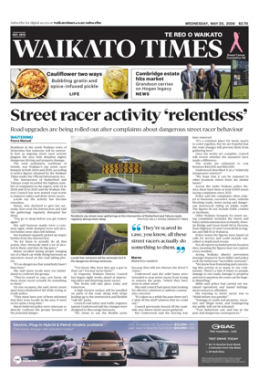 Cover of Waikato Times