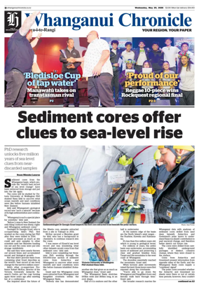 Cover of Whanganui Chronicle