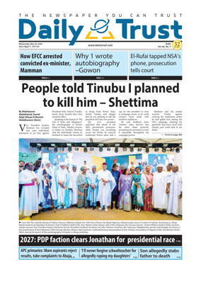 Cover of Daily Trust
