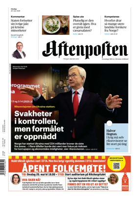 Cover of Aftenposten