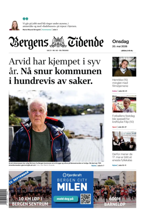 Cover of Bergens Tidende