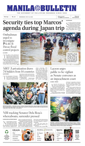 Cover of Manila Bulletin