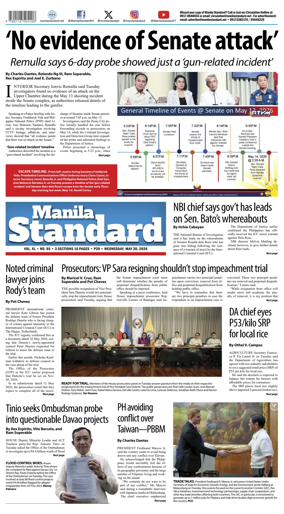 Cover of Manila Standard