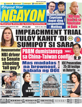 Cover of Pilipino Star Ngayon