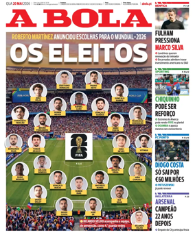 Cover of A BOLA (Portuguese)