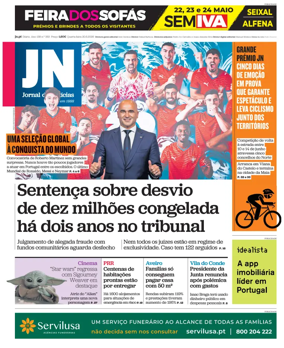 Cover of Jornal de Noticias