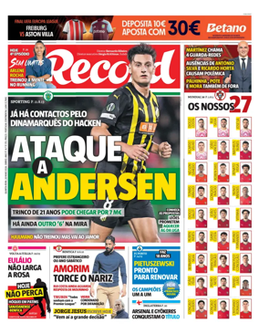 Cover of Record (Portugal)