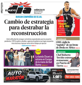 Cover of El Nuevo Dia