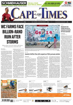 Cover of Cape Times