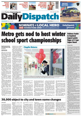 Cover of Daily Dispatch