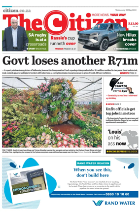 Cover of The Citizen (KZN)