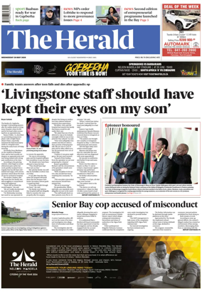 Cover of The Herald (South Africa)