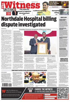 Cover of The Witness (South Africa)