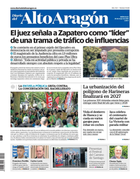 Cover of Diario del Alto Aragon