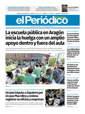 Cover of El Periodico Aragon