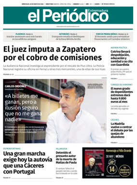 Cover of El Periodico Extremadura
