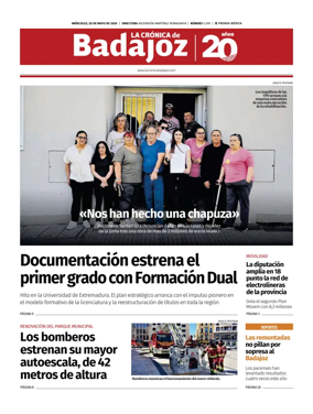 Cover of La Cronica de Badajoz BE