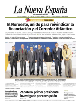 Cover of La Nueva Espana (Occidente)