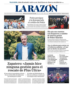 Cover of La Razon (Levante)