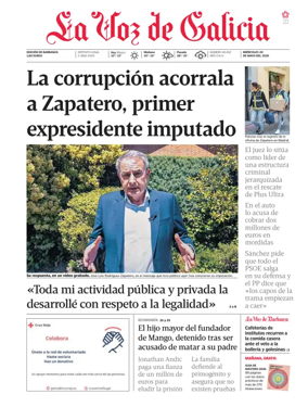 Cover of La Voz de Galicia (Barbanza)