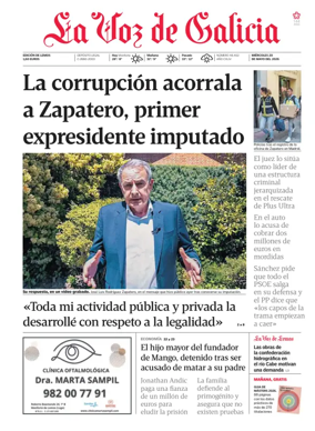 Cover of La Voz de Galicia (Monforte)