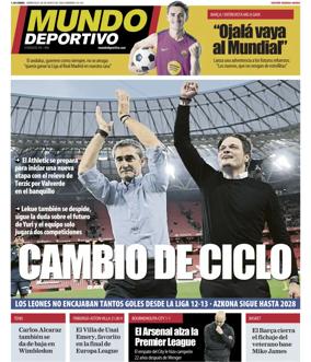 Cover of Mundo Deportivo (Bizkaia-Araba)