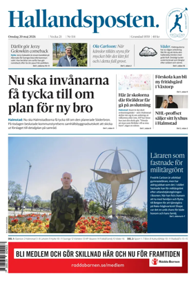 Cover of Hallandsposten
