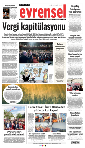 Cover of Evrensel Gazetesi