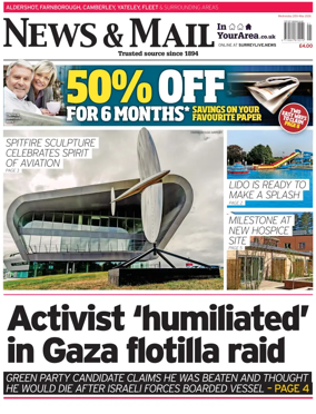 Cover of Aldershot News & Mail