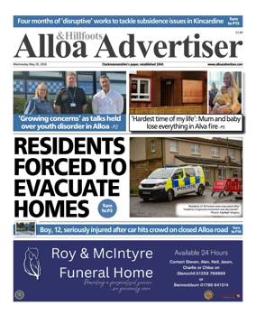 Cover of Alloa Advertiser
