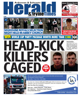 Cover of Ardrossan & Saltcoats Herald