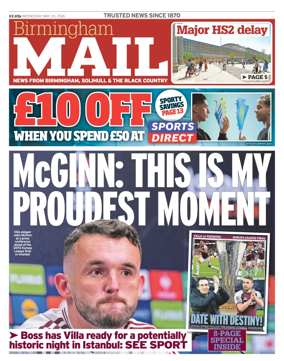 Cover of Birmingham Mail