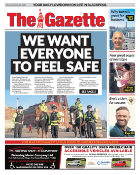 Cover of Blackpool Gazette