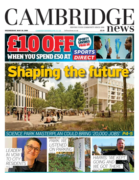 Cover of Cambridge News