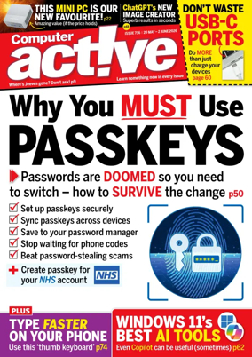 Cover of Computer Active (UK)