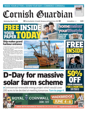 Cover of Cornish Guardian (Newquay & the North Coast)