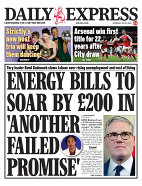 Cover of Daily Express
